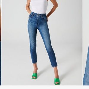 Aritzia denim forum high rise yoko slim jeans